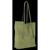 GEANȚĂ DIN PIELE shopper bag Vittoria Gotti verde V6590C